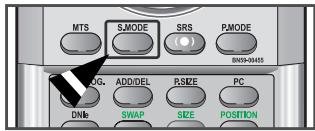 MTS S.MODE SRS PMODE DN39-04455 LOG. ADD/DEL R_SIZE PC DNIn SWAP SIZE POSITION