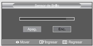 Sensor de Brillo Apag. Enc. Mover Ingresar Regresar