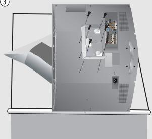 SAMSUNG LN-R238WXC - How to assemble the Wall Mount Bracket - 4