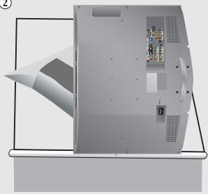SAMSUNG LN-R238WXC - How to assemble the Wall Mount Bracket - 2
