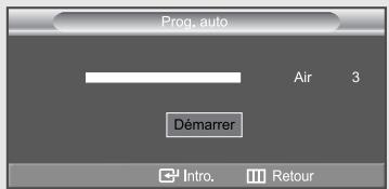 Prog. auto Air 3 Démarrer Intro. Retour