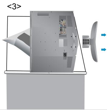 SAMSUNG LN-R238WXC - Disconnecting the stand - 2
