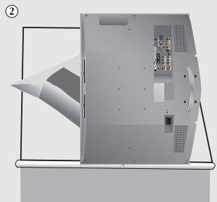 SAMSUNG LN-R328W - Comment assembler le kit de fixation mural - 2