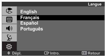 Langue English Français Español Português Dépl. Intro. Retour