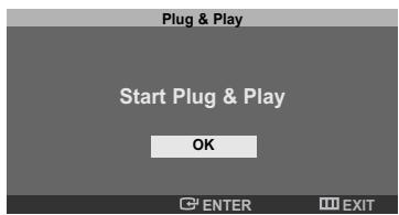Plug & Play Start Plug & Play OK ENTER EXIT