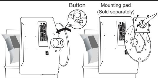 Button Mounting pad (Sold separately)