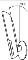 SAMSUNG LN-S1952W - How to Adjust the Angle of the TV - 3