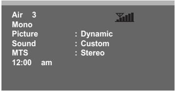 Air 3 Mono Picture : Dynamic Sound : Custom MTS : Stereo 12:00 am