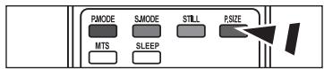 SAMSUNG LN-S1952W - Changing the Picture Size - 3