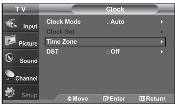 SAMSUNG LN-S2652D - Setting the Clock - 11