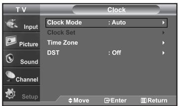 SAMSUNG LN-S2652D - Setting the Clock - 3