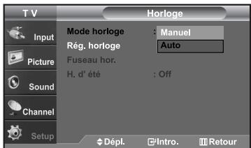 SAMSUNG LN-S2652D - Option 2 : Réglage Automatiquement de l'horloge - 3