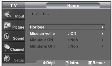 SAMSUNG LN-S2652D - Régler l'horloge - 2