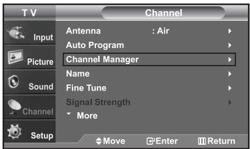 SAMSUNG LN-S2652D - To set-up Your Favorite Channels - 1
