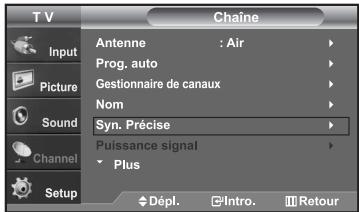 SAMSUNG LN-S2652D - Syntonisation fine des chaînes analogiques - 1