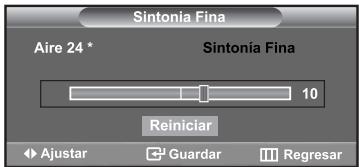SAMSUNG LN-S2652D - Sintonización fina de los canales analógicos - 4