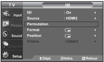 SAMSUNG LN-S2652D - Pour permuter entre le contenu de la fenêtre ISI et l'image principale - 1