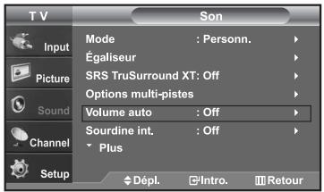 SAMSUNG LN-S2652D - Contrôle automatique du volume - 1