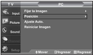 SAMSUNG LN-S2652D - Cambio de la posición de la pantalla - 1