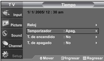 SAMSUNG LN-S2652D - Configuración del Temporizador de sueño - 1