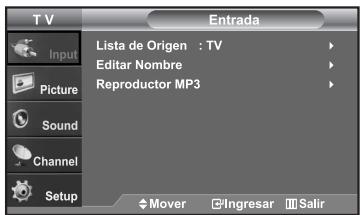 SAMSUNG LN-S2652D - Visualización de los menús - 1