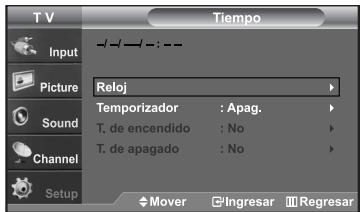 SAMSUNG LN-S2652D - Configuración del Reloj - 2