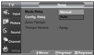 SAMSUNG LN-S2652D - Opción 2: Ajuste automático del reloj - 3