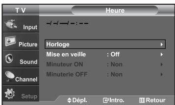 SAMSUNG LN-S2652D - Option 2 : Réglage Automatiquement de l'horloge - 1