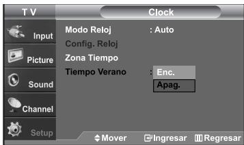 SAMSUNG LN-S2652D - Opción 2: Ajuste automático del reloj - 7