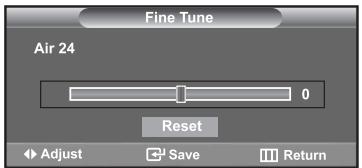 SAMSUNG LN-S2652D - Fine Tuning Analog Channels - 2