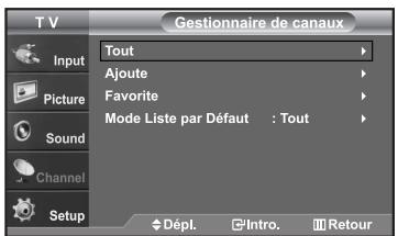SAMSUNG LN-S2652D - Réglage de Gestionnaire de canaux - 2