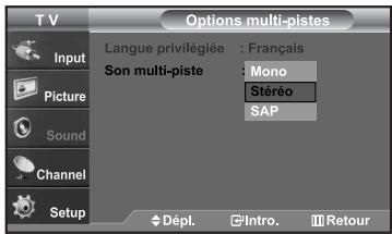 SAMSUNG LN-S2652D - Mode audio multipistes - 2