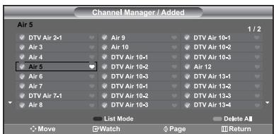 SAMSUNG LN-S2652D - To set-up Your Favorite Channels - 4