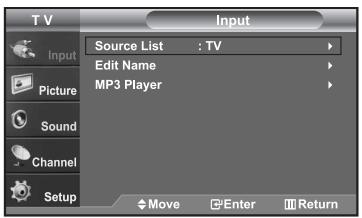 SAMSUNG LN-S2652D - To Select the Source (depending on the model) - 1