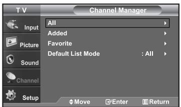 SAMSUNG LN-S2652D - Setting the Channel Manager - 2