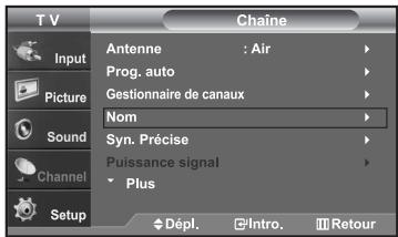 SAMSUNG LN-S2652D - Affichage de la liste des chaînes - 5