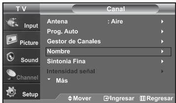 SAMSUNG LN-S2652D - Visualización de la lista de canales - 5