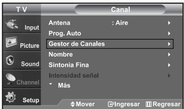 SAMSUNG LN-S2652D - Para configurar los canales favoritos - 1