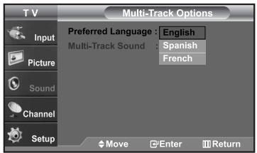 SAMSUNG LN-S2652D - Preferred Language - 3