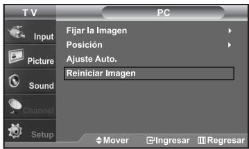 SAMSUNG LN-S2652D - Inicio de la configuración de Posición de la pantalla o del Color - 1