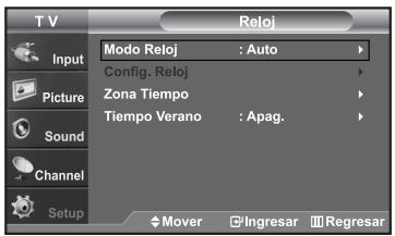 SAMSUNG LN-S2652D - Configuración del Reloj - 3