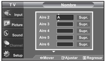 SAMSUNG LN-S2652D - Visualización de la lista de canales - 7
