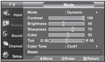 SAMSUNG LN-S2652D - Using Automatic Picture Settings - 7
