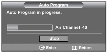 SAMSUNG LN-S2652D - Storing Channels in Memory (Automatic Method) - 3