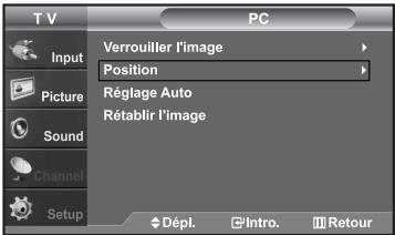 SAMSUNG LN-S2652D - Changement de la position de l'écran - 1