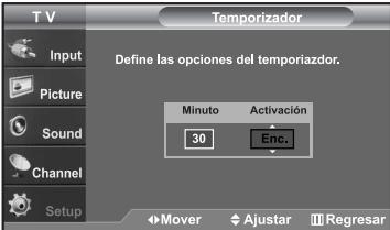 SAMSUNG LN-S2652D - Configuración del Temporizador de sueño - 3