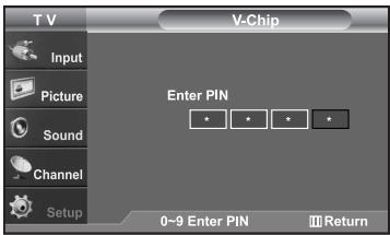 SAMSUNG LN-S2652D - How to Set up Restrictions Using the MPAA Ratings: G, PG, PG-13, R, NC-17, X, NR - 2