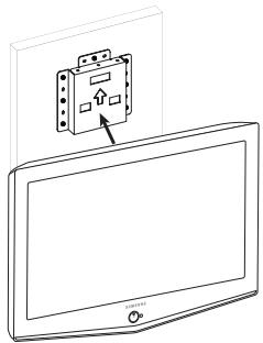 SAMSUNG LN-S2652D - Cómo ensamblar el Soporte de montaje de pared - 3