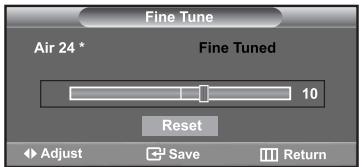 SAMSUNG LN-S2652D - Fine Tuning Analog Channels - 4