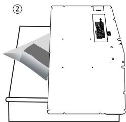 SAMSUNG LN-S2652D - Cómo ensamblar el Soporte de montaje de pared - 2